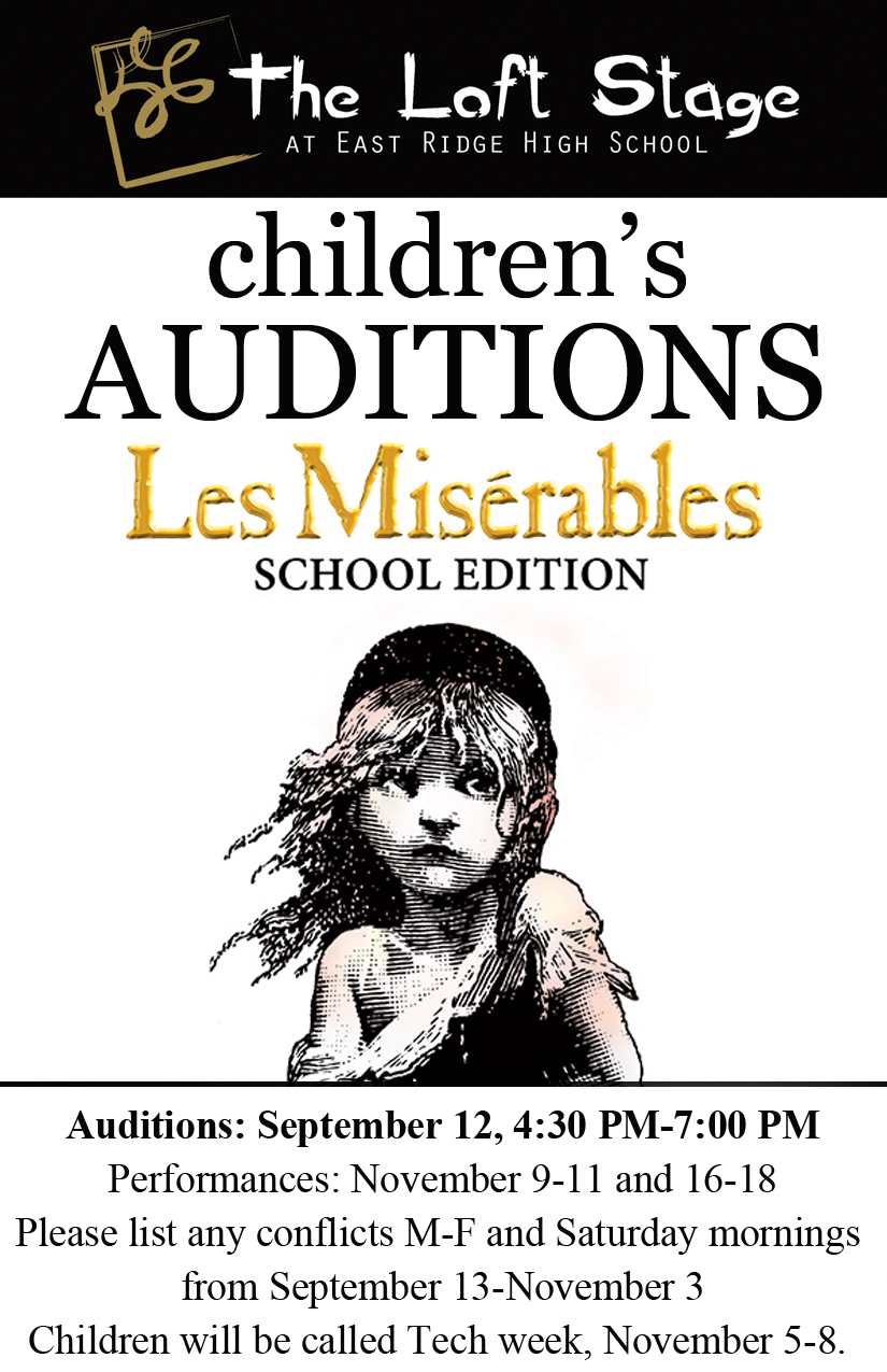 Les Mis Children’s Auditions The Loft Stage